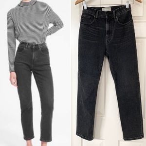 Everlane Original Cheeky Jeans Black Size 25 Ankle